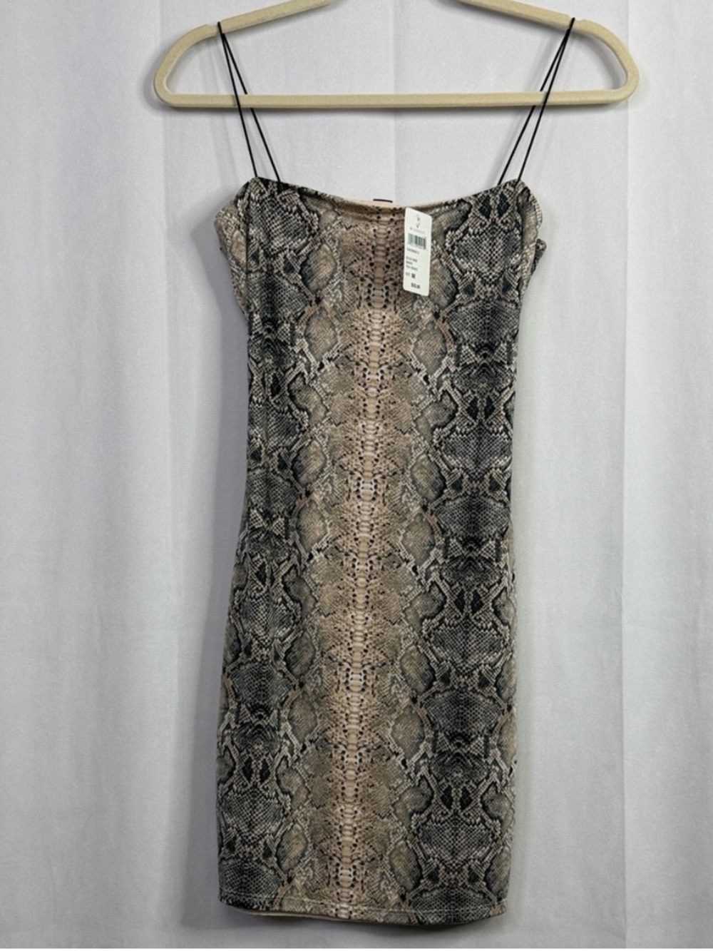 NWT Windsor Snake Print Mini Dress